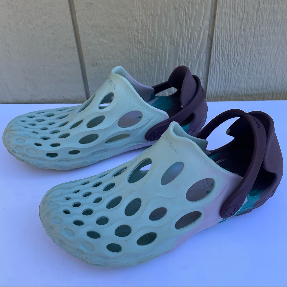 Merrell Hydro Moc Womens Comfort Water Shoes M 7.5 W 9  Sandals Clogs Aqua Green